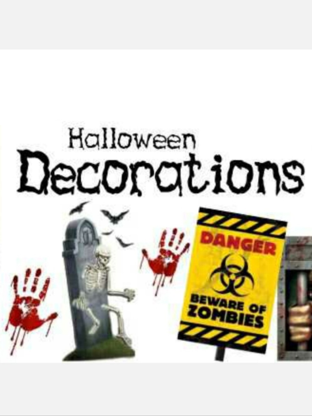 Halloween Decorations Decor Pumpkins Signs Etc